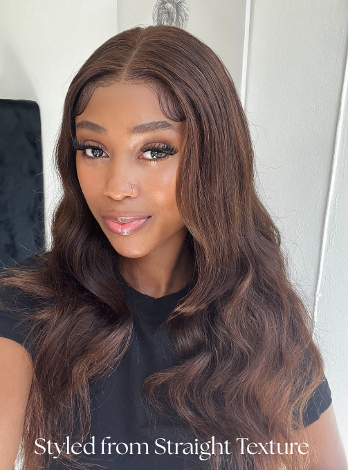 Brazilian Lace Front Wig Straight Col 4 20 Inch